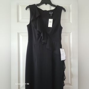 Brand-new, long, black formal dress. Size 6. From Macy's